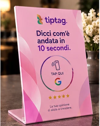 Stand tiptag rosa